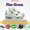 Дизайнер 1S 4S Баскетбол обувь мужчины женщины белая черная панда Jumpman 4 Pine Green Thunder 1 Trainers Og Lucky Green Chicago Lost и Sending Mens Women Sport Sport Sneakers