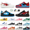 STA SK8 TOP DESIGNER SNEAKERS Fashion Womens Mens Sports Platform Stas Sk8 Casual Shoes Pantent Leather Black Gery Green ABC Camos Blue Color Camo Combo Pink Trainers