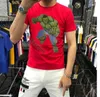 Magliette da uomo Hip Hop Designer T-shirt con strass Moda Casual Estate Streetwear Abbigliamento maschile