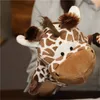 دمى Plush Animal Doll Soft Toysed Toys Lion Elephant Dog Dinosaur Shark Wolf Kawaii Finger Puppet for Baby Children Girls 230522