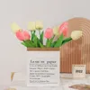 Decoratieve bloemen ins simulatie tulpen voelen hydraterende kunstmatige bloem schieten rekwisieten woninginrichting planten nep tafel ornamenten