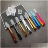 Bar Outils En Acier Inoxydable Pinces À Glace Outil Sile Antidérapant Boisson D'été Cola Mini Portable Clip Cuisine Fournitures 7 Couleurs Drop Delivery Dhtr8