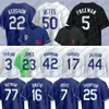 Clayton Kershaw Mookie Betts Maglie da baseball Los Noah Syndergaard Angele Freddie Freeman Dodgers James Outman Yency Almonte Miguel Vargas Tony Gonsolin Barnes