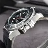 남성용 Breitl 손목 시계 2023 Mens 시계 3 개의 바늘 쿼츠 시계 고품질 고품질 고급 브랜드 캘린더 기능 Super Fashion 고무 스트랩 슈퍼