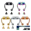 Nasenringe Ohrstecker 1 Stück D Fake Ring Hip Hoop Septum Rock Edelstahl Magnet Piercing Punk Körperschmuck Fabrikpreis Exp Dhgarden Dhl3H