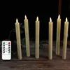 Candles Pack of 6 Flickering Light Christmas LED Candles With Remote 10 or 6.5 inch Long Battery Operated Warm White Decorative Candles 230522