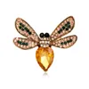 Pins Brooches Water Diamond Vintage Bee brooch Big Insect brooch Female Autumn Winter Gift G220523