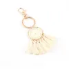 Portachiavi Cordini Dream Catcher Ciondolo portachiavi Boho Dreamcatcher Intrecciato a mano Nappa Borsa Ornamenti gioielli decorativi Portachiavi Goccia Dhup5