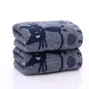 Högkvalitativ söt katt mjuka handdukar 25x50 cm barn handduk vatten absorberande för hembaddusch