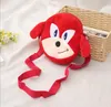 INS Kawaii enfants forme ronde fermeture éclair unique sac à bandoulière PP coton sacs en peluche enfants pièce sac Festival cadeau