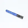 Aluminum Alloy Smoke Pipe Portable Metal Snuff Sniffer 82mm Bamboo section shape Snorter Straw Nasal Tube Snuffer Pipe Snuffer Tobacco Pipes Cigarette