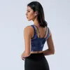 Tenue de Yoga SALSPOR cravate teinture femmes soutien-gorge vêtements de Sport course entraînement Push Up séchage rapide sous-vêtements de gymnastique gilet cyclisme Sport femme