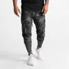 Herrbyxor herr löst märke multi pocket gym trendyol trendig taktisk last tunna svettbyxor sport jogging män pantalon homme