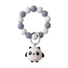 Feiticeiro Panda Pingente Pingente Pingente Pingente Pulseiras Sile Bracelets Brinquedos Acessórios para Keyring Fashion Jóias Drop Delivery Dh2in