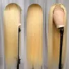 13x4 HD Transparant 613 Blonde Kant Voor Menselijk Haar Pruiken Sluiting Pruiken 150% Rechte Frontale Menselijk Haar Pruiken