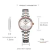 Orologi da polso Orologio Donna Famoso Quarzo OLERSE LQ8037 Cristallo Zaffiro Rosso Gril Calendario Orologio Donna 2023