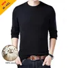 Herrtröjor tröja män överdimensionerade hösten vinterkläder super varm mink kashmir pullover jumper mantel hombre pull homme hiver mens