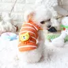 Warm Pet Shirts for Dog Rabbit Cat Puppy Bunny Clothes with Lamb Unicorn Bear Pattern Cute Soft Cotton Pet Sweater Comfortable Pet Costume Boy Girl Kitten Puppy XXS 726