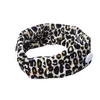 Party Favor 8 Color Leopard Print pannband Veet Creative Ladies Outdoor Button Mask Stretch Cross Hair Band Ornament Drop Delivery Dhizh