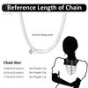 Naszyjniki Orsa klejnoty 925 Srebrny srebrny 3 mm elastyczny płaski łańcuch jodełka łańcuch łańcucha dla kobiet mężczyzn