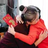 Emballage cadeau 36 pcs année chinoise rouge poches argent printemps festival enveloppes