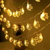 Autres fournitures de fête d'événement LED lumières musulmanes lune étoile pendentif suspendu décorations du Ramadan EID Mubarak décor pour la maison Islam Kareem 230522