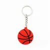 Keychains Lanyards PVC Sport Keychain hanger voetbal honkbal basketbal volleybal strandbal rugby sleutelhanger auto tas decorati dho8q