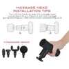 Full Body Massager Mini -hand vastgehouden elektrische spier USB opladen diepe weefsel massagerherapie voor lichaamsontspanning Pijnverlichting 230523