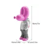 Decorative Objects Figurines 7 Inch Resin Balloon Dog Statue Jeff Junior STREET ART Figurines Creative Animal Office Desktop Decoration Accessories 230523