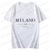 T-shirts pour hommes Design Senior Milano Motif imprimé Four Seasons T-shirt en coton pour hommes et femmes T-shirt pour hommes Top Hip Hop Free Mail T230523