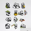 Couture Notions Outils Mignon Panda Délicat Brodé Fer Animal Décoratif Sur Coudre Applique Pour Vêtements Jeans Robe Chapeau Arts Dro Dh9Fq