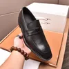 Top hommes chaussures mocassins mode PU cuir solide bout rond talons plats classique bureau professionnel confortable sans lacet décontracté taille 38-45