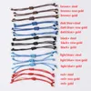 Bangle Fnixtar 20Pcs Infinity Charm Bracelets Mirror Polish Stainless Steel Adjustable Bracelets For Women's Men's Christmas Jewelry