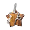 Hanger kettingen natuurlijke tijgers stenen oogster vorm draad wrap met kralen reiki genezing charme sieraden voor vrouwen halsblaas