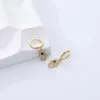 Knot S'Steel 925 Sterling Silver Hamsa Hand Zircon Dingle örhängen för kvinnor 2022 Trending Vintage Gold Designer Earings Fina smycken