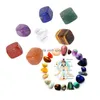 Party Gunst Natural Crystal Stone Chakra Stones Palm Reiki Healing Yoga Energy Gemstones Diy Gift 7pcs/Set Drop Delivery Home Garden DHV0S