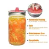 Drinkware Lid Sile Lids Reusable Mason Jar Sealing Caps Kimchi Seal Kitchen Supplies 5 Colors Drop Delivery Home Garden Dining Bar Dh014