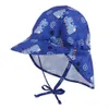 Hoeden Sun Caps Quick Drying Children's Bucket Cap geschikt voor kinderen van 3 maanden tot 5 jaar oud Wide Brown Beach UV -bescherming Buiten G22052222