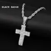 Kettingen 2023 Fashion Hip Hop Men Cross Pendant ketting religieuze kettingverklaring charme sieraden drop