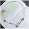 Torques Silver Hard Antique Foot Silver Collar Handmade Refined 2mm Thick Collar AllMatch Retro Collarbone Necklace Silver Accessories