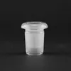 Smoking Glass Gong Adapter Converter 10mm /14mm Female To 14mm/18mm Male For Smoke Water Pipes Quartz Banger Glass Bowl Glass Downstem