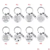 Keychains Lanyards 2023 Graduation Keychain rostfritt stålhänge