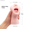 Masturbators Oral Male Masturbator Masturbation Soft Stick Sex Toys For Men Deep Throat Artificial BlowJob Realistic Rubber Vagina Sexig Pussy L230518