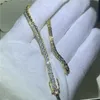 Armbänder 4 Farben Tennisarmband Prinzessinnenschliff AAAAA Zirkonia Weißgold gefüllt Party Hochzeit Armbänder für Frauen Jewerly