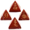 Pokazuj grawerowane tumbeelluwa usui reiki symbol piramid leczenie czakra równoważenie medytacji Kryształ energii kryształ