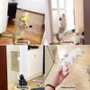 Toys Interactive Cat Cat Toy Hanging Automatic Funny Mouse Toys Cat Stick Toy With Bell för Kitten som spelar teaser Wand Toy Cat levererar G230520