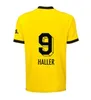 24 25 Maglie da calcio Sancho Reus Dortmunds 50 anni allo Speciale Westfalenstadon 2024 2025 Borussia Soccer Haller Shirt Football Neongelb Brandt Men Kid Kit