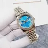 Relojes mecánicos automáticos para hombre, resistente al agua, zafiro de 31mm, reloj de pulsera de negocios para mujer, Montre De Luxe