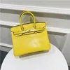 BK Tote Bag 2024 Leisure Women's Lizard Pattern Gold Buckle Cow Leather Fashion Classic One-Shulder Messenger