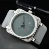 2023 nouvelle montre hommes loisirs diamant montres or boîtier en acier caoutchouc mécanique automatique montre-bracelet bracelet mâle Relogio Masculino BR3